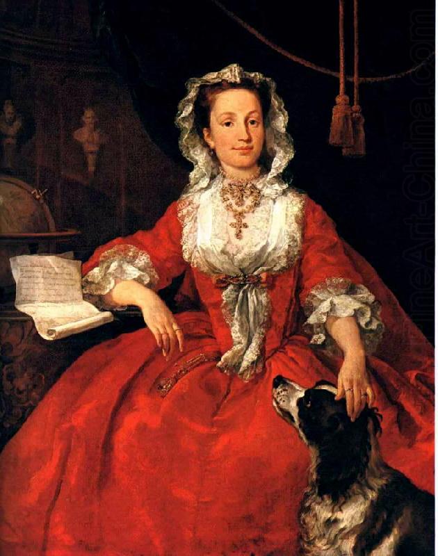 Portrait of Mary Edwards sf, HOGARTH, William
